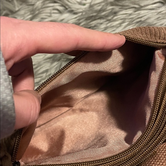 Corduroy purse with Bear Embroidery - Picture 6 of 7